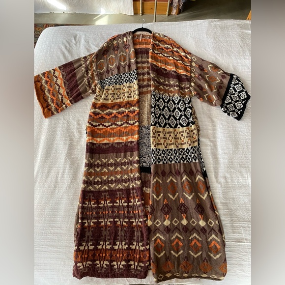 Free People Landmark Duster Sweater Kimono - Picture 16 of 16